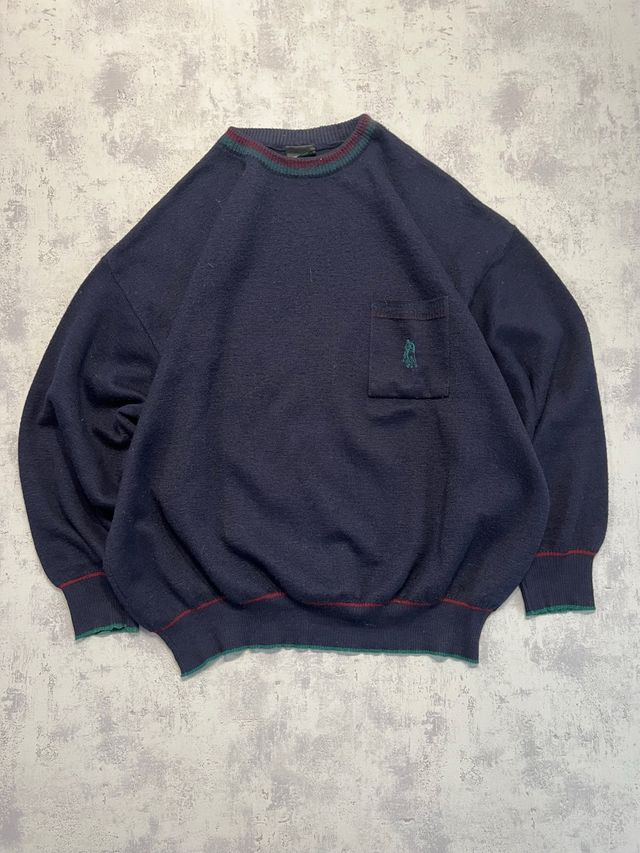 Jersey Azul Marino con Bolsillo