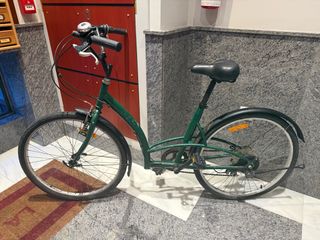Bici de paseo verde