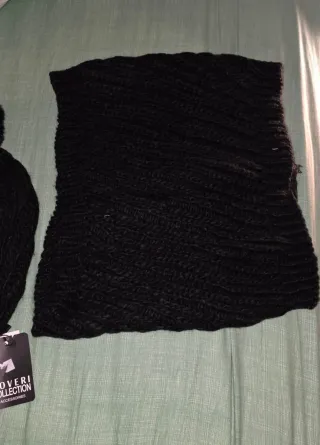 Cappello e Girocollo Coveri Collection Nero