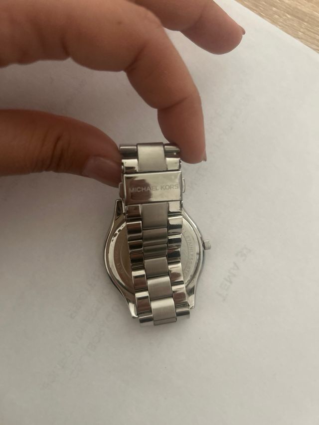 Reloj Michael Kors Plata y Blanco