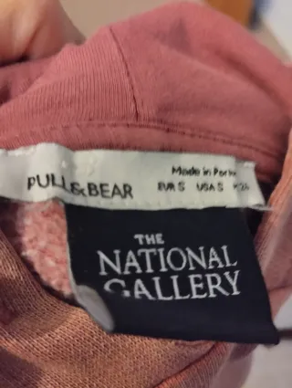 Sudadera Pull&Bear Rosa Talla S