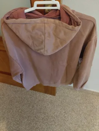 Sudadera Pull&Bear Rosa Talla S