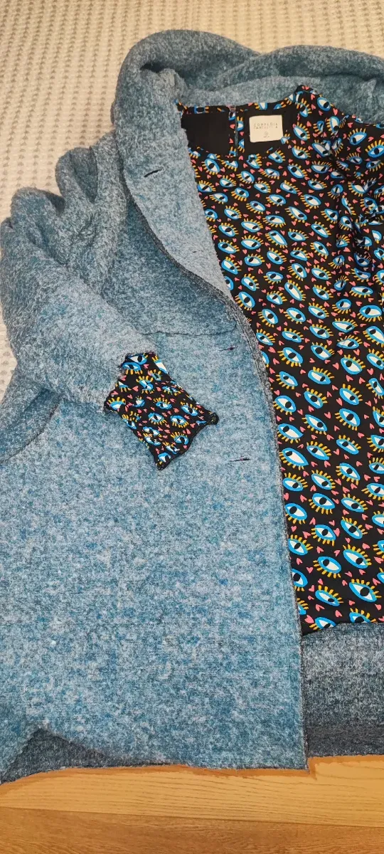 Vestido y Abrigo. Talla M/ 42-44