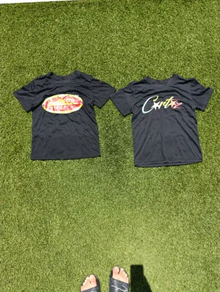 2 Camisetas Corteiz Negras