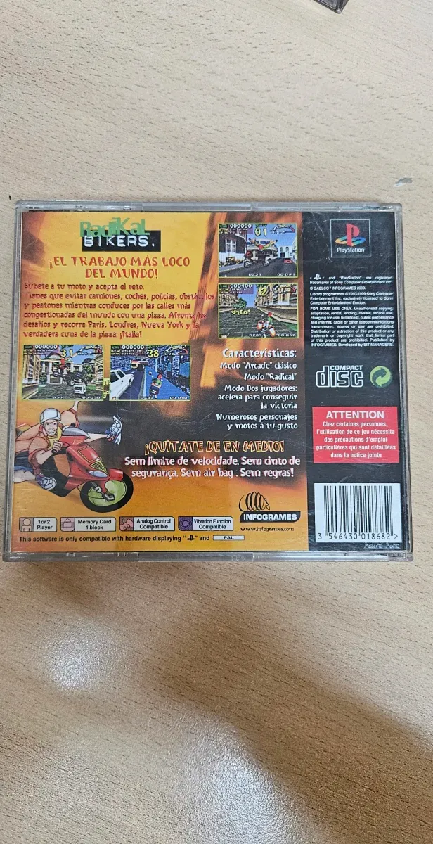 Radikal Bikers PS1 (PlayStation)