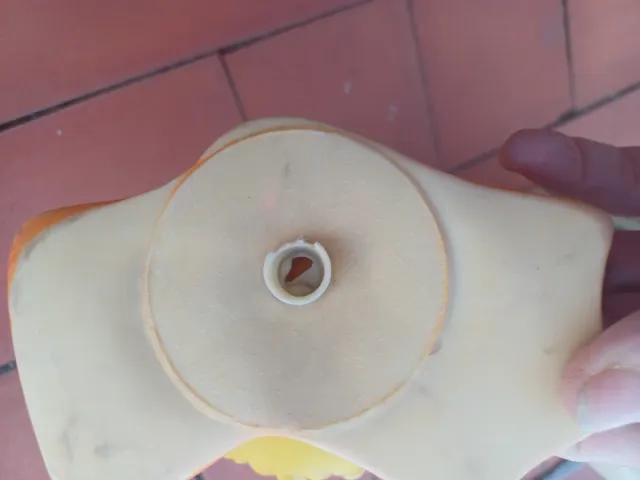 Pato de goma FAMOSA vintage 23cm