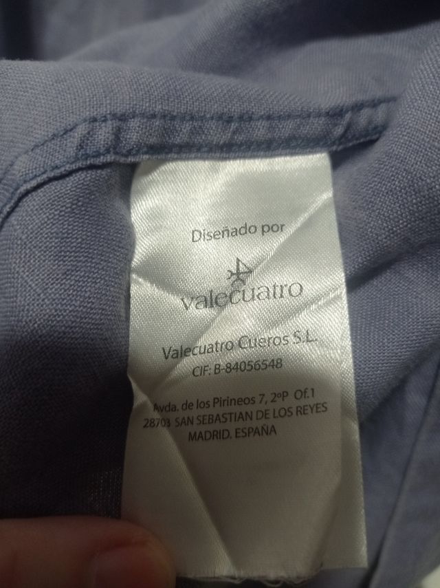 ValeCuatro. Camisa lino caballero