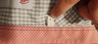 Camisa de manga larga a cuadros