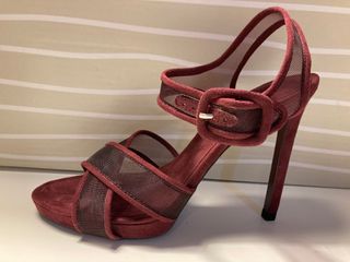 Sandalias burdeos ante