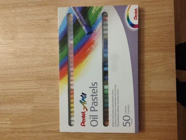 Caja de 50 Pasteles de Óleo Pentel Arts