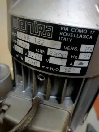 Ventilatore Centrifugo Motore Aspirazione Utentra