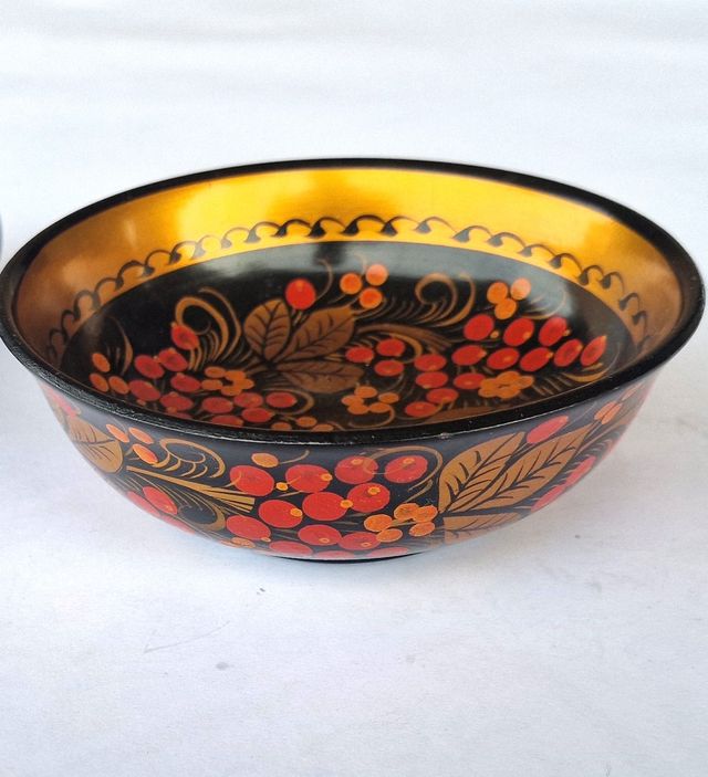 Ciotola Khokhloma Sovietica Anni '80