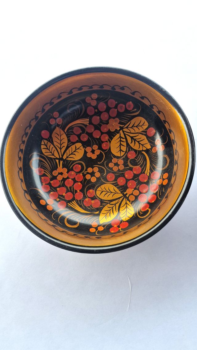 Ciotola Khokhloma Sovietica Anni '80