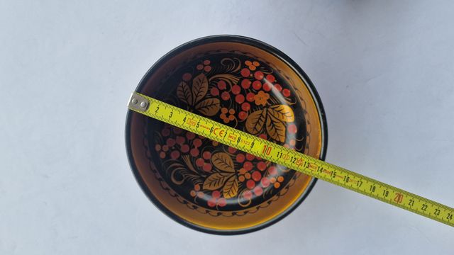 Ciotola Khokhloma Sovietica Anni '80