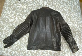 Chaqueta de piel DXR para moto