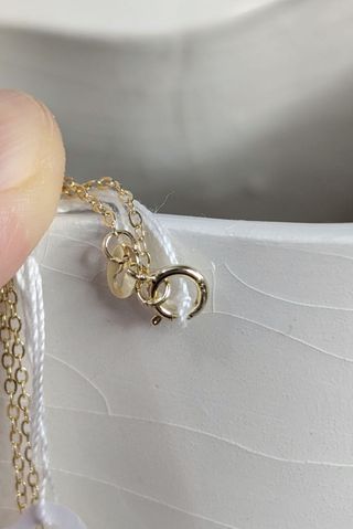 Girocollo Argento 925 Placcato Oro Ciondolo