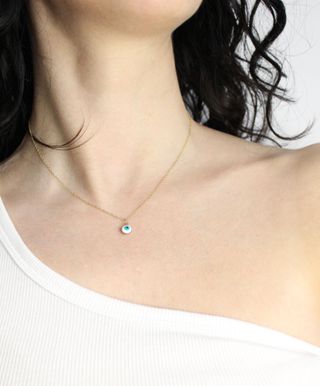 Girocollo Argento 925 Placcato Oro Ciondolo