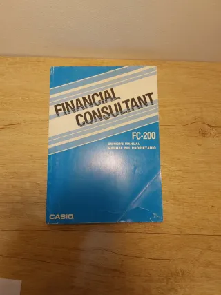 Calculadora Financiera Casio FC-200