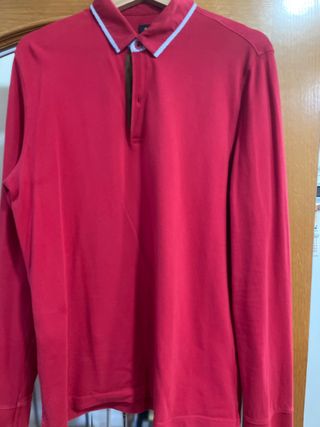 Polo Massimo Dutti Rojo Talla L