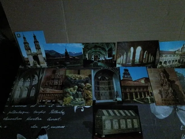13x Cartoline antiche di Logroño anni '70-'80