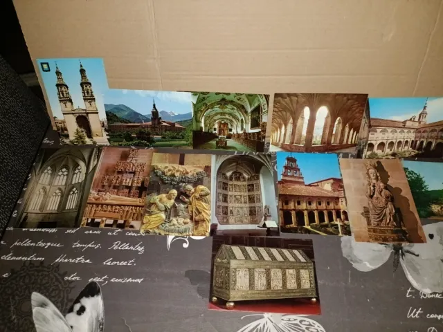 13x Cartoline antiche di Logroño anni '70-'80