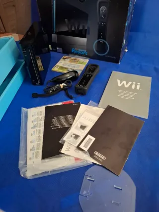 Nintendo Wii Negra Completa