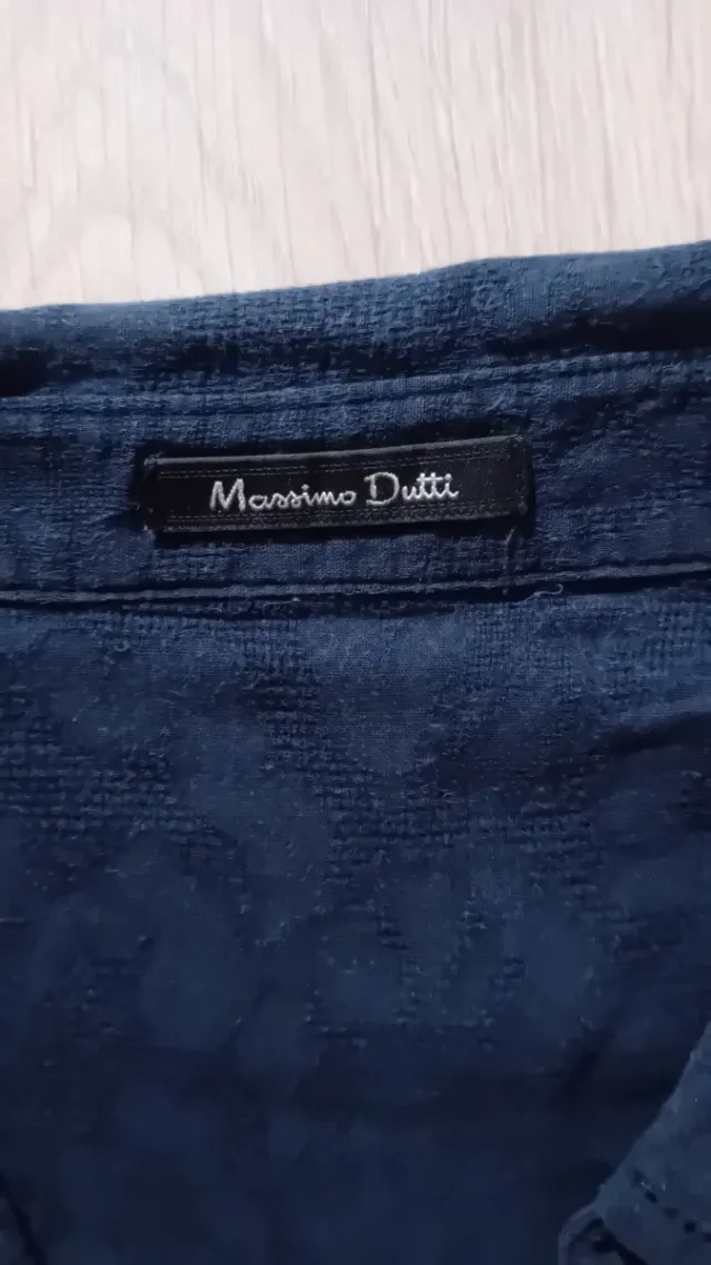 Camisa Massimo Dutti Azul