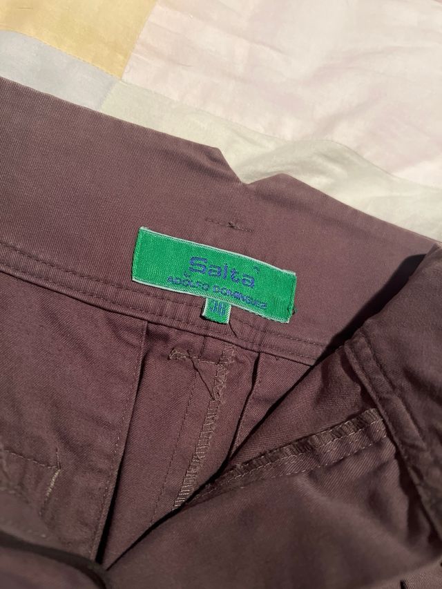 Falda Adolfo Dominguez marrón multicolor