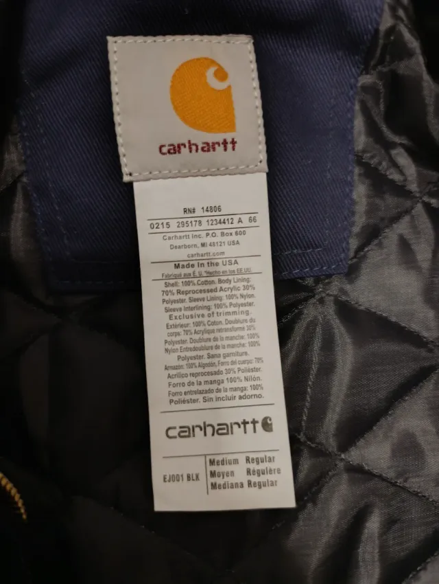 Chaqueta Carhartt x Yankees Rework Vintage Azul