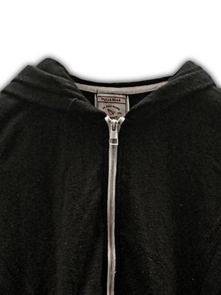 Felpa con cappuccio Pull&Bear nera