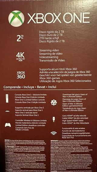 Xbox One S 2TB Edición Especial Gears of War 4