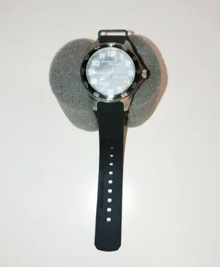 Reloj Cristiano Ronaldo Negro y Plateado