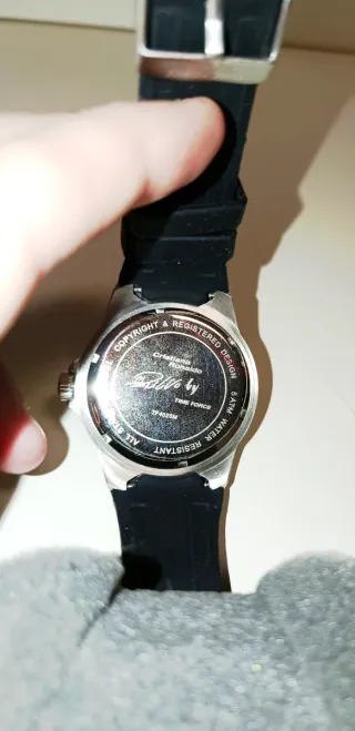 Reloj Cristiano Ronaldo Negro y Plateado