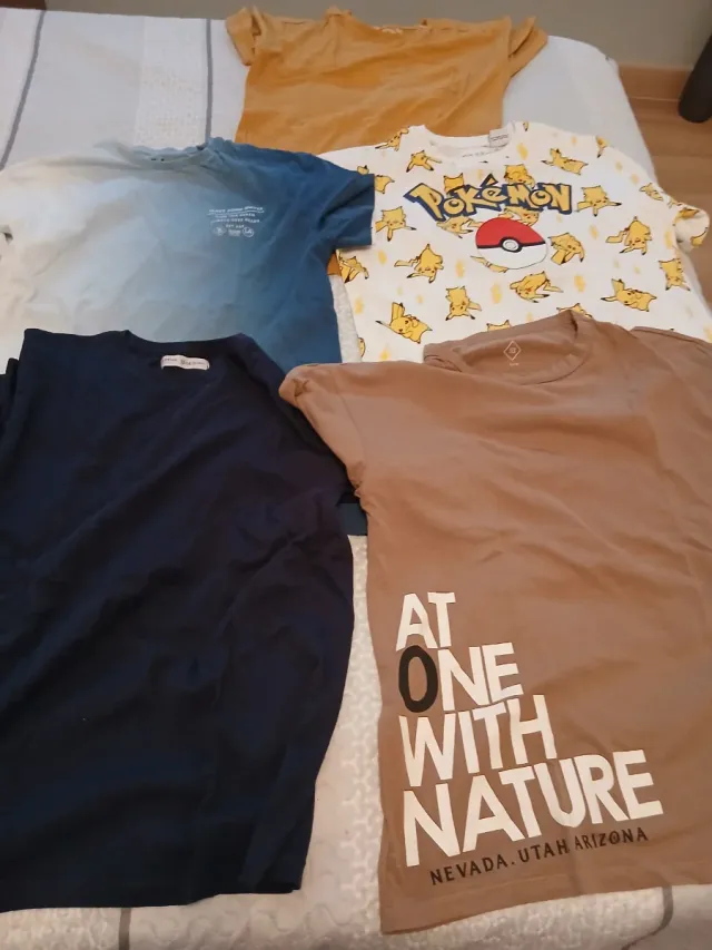 Lote 5 Camisetas Niño