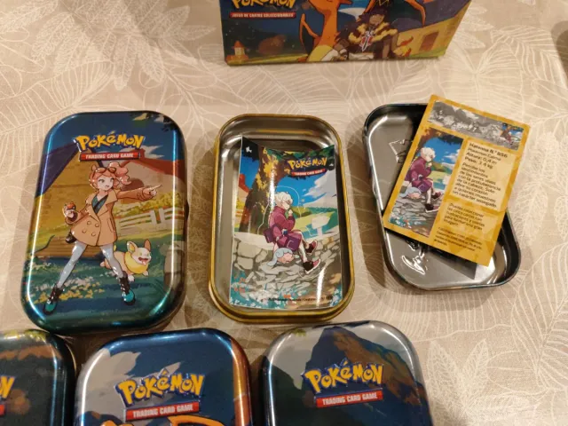 Lote 5 Mini Latas Pokémon Cenit Supremo Vacías