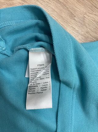 Polo Lacoste Slim Fit Talla 3 Azul