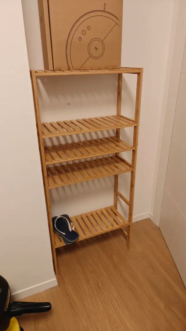 Scaffale Bambù 5 Ripiani