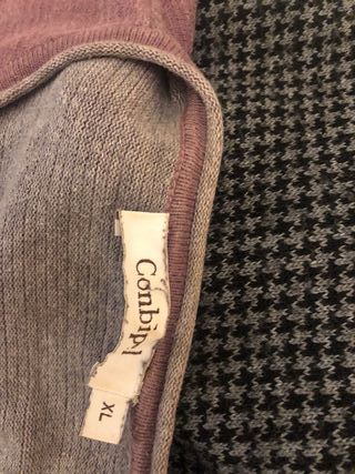 Lotto 6 maglioni uomo grigio e rosa