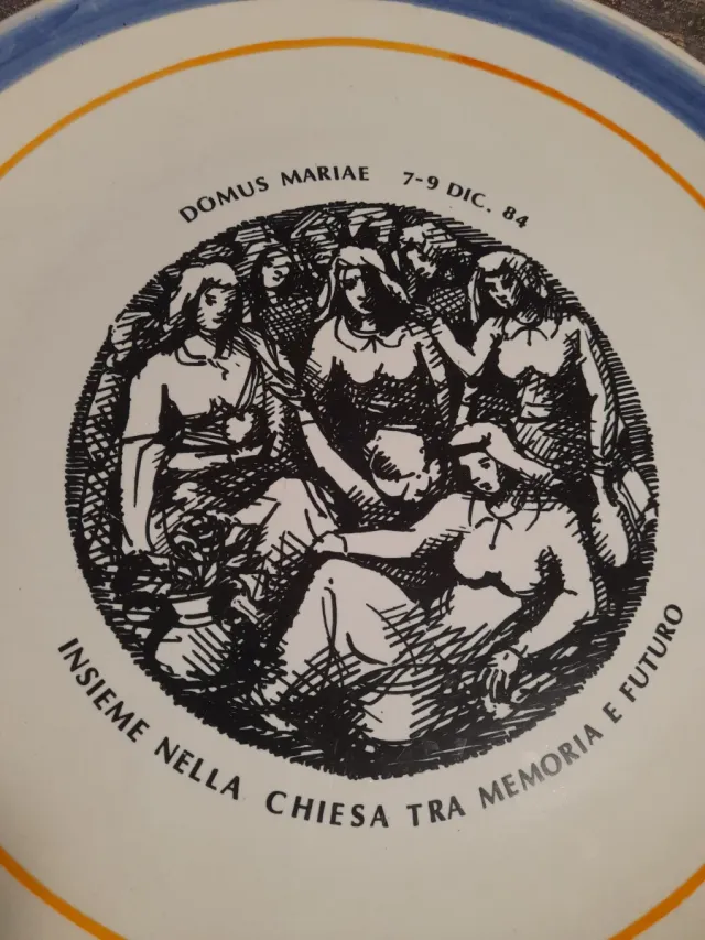 Piatto commemorativo Azione Cattolica Italiana '84