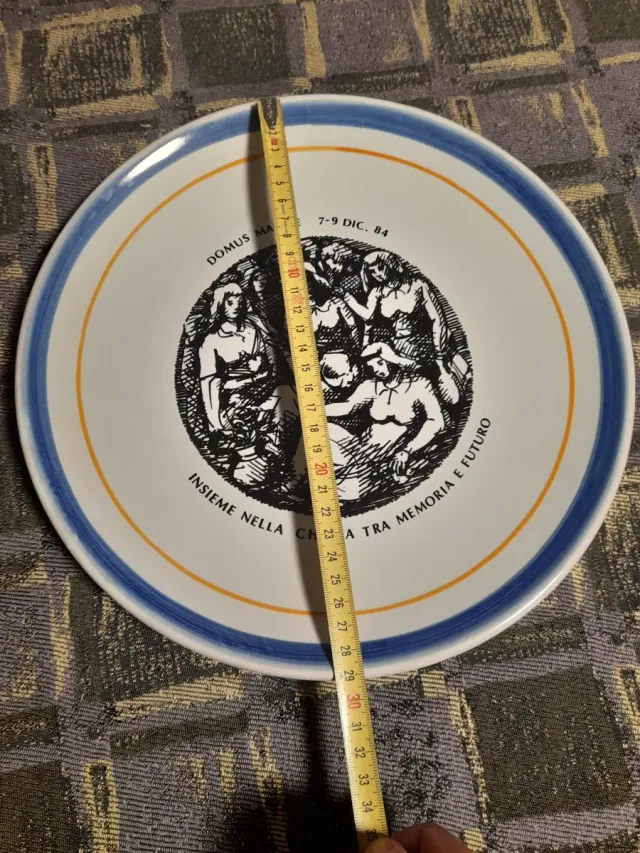 Piatto commemorativo Azione Cattolica Italiana '84
