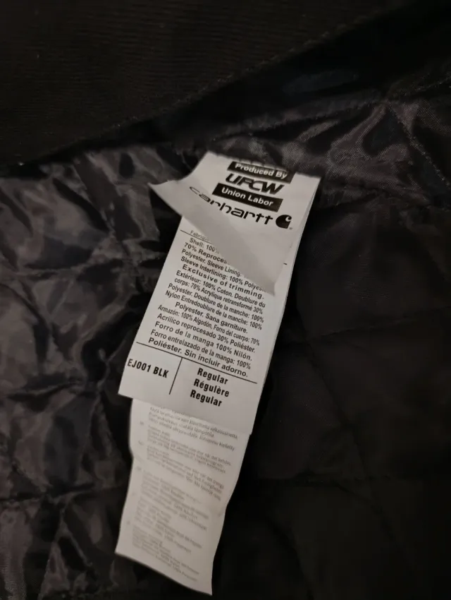 Chaqueta Carhartt x Yankees Rework Vintage Negra