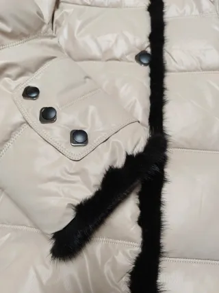 Chaqueta invierno mujer beige