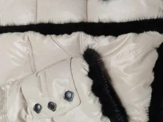 Chaqueta invierno mujer beige