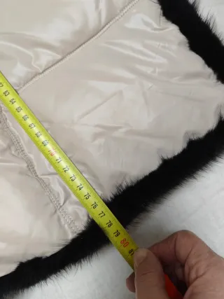 Chaqueta invierno mujer beige