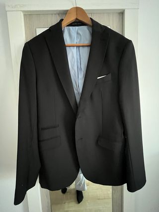 Traje de hombre Zara Negro