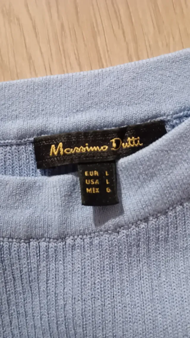 Camiseta Massimo Dutti Azul