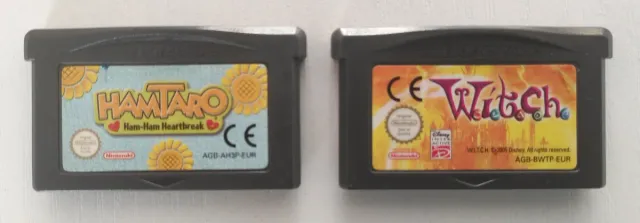 Lote Hamtaro e W.I.T.C.H. GBA