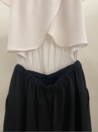 Mono Zara Blanco y Negro