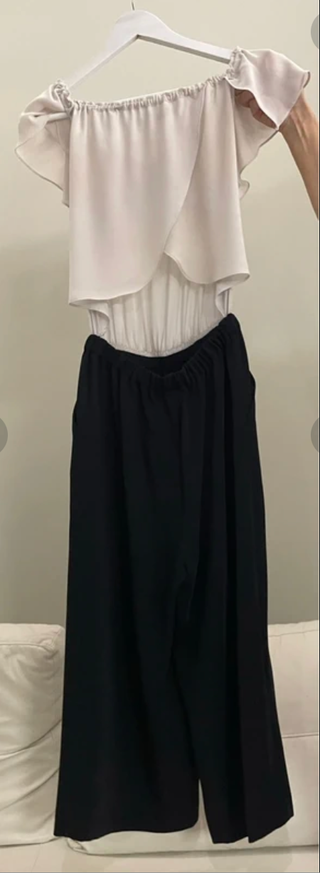 Mono Zara Blanco y Negro