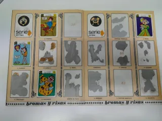 Album de cromos BROMAS Y RISAS. Lisel